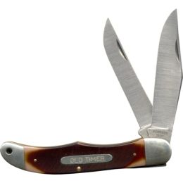 Folding Hunter 5 1/4 2 Blade w/ Sheath