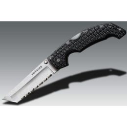 Voyager Lg. Tanto Point Serrated Edge