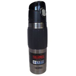 Thermos Vacuum Insulated Hydration Bottle - 18 oz. - Stainless Steel/Charcoal