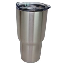 NorChill 20oz Stainless Steel Tumbler w/Clear Lid