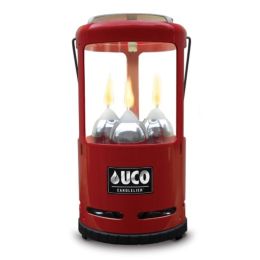 Candlelier Lantern Painted - Red