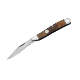 2-7/8 Heritage Walnut Peanut Folding Knf