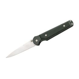 Stiletto Folding Knife- Black Handle