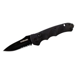 Mini Black Drop Point 40% Serr 4116 Stl