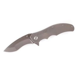 Drop Point D2 Steel Blade, Ti Handle