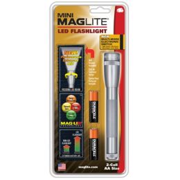 Maglite 2 AA Grey LED w/ Nylon Sheath