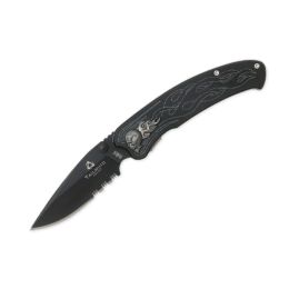 Tailwind Nova Skull Serr. Folder Black