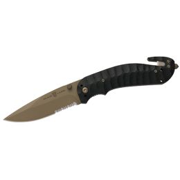 Knife,Duration Belt Cut Black