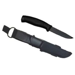 Companion Tactical Black Fixed Knife