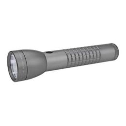 2-Cell D 524 Lumen LED Flashlight Gray