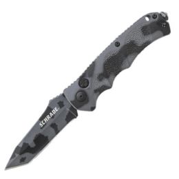 Schrade Push Button Lock Folding Knife T